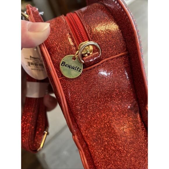 Bewaltz Classic Red Gumball Machine Handbag Sparkle Glitter Novelty - Picture 10 of 10